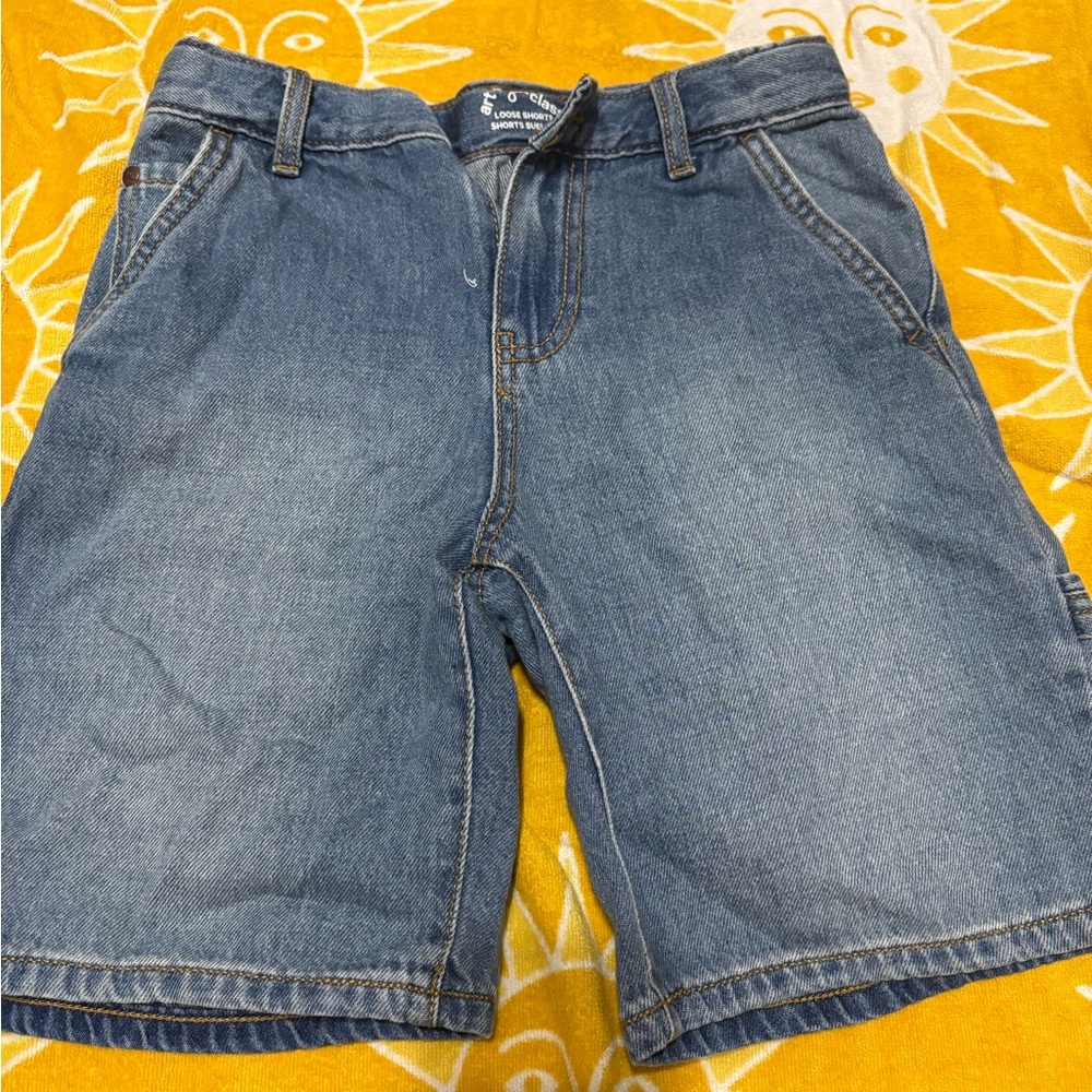 Art Class Light Blue Jean Shorts for Men